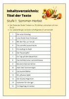 Vorschau - Unterrichtsreihen - Steigerung Lesetempo: Stufe 1- Sommer bis Herbst - Seite 3