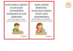 Voorbeeld - Doelenmuur klein motorische competenties (2de kleuterklas) - Pagina 3