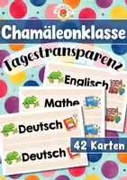 Vorschau - Präsentationen/Tafelbilder - Chamäleonklasse - Tagestransparenz (Klassentier) - Deckblatt
