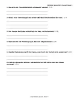 Vorschau - Test - Diagnosebogen Deutsch Klasse 5: Lesen, Rechtschreibung, Grammatik und Schreiben mit Lösungen | kostenlos - Seite 1