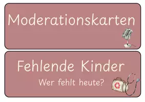 Vorschau - Merkblätter - Moderationskarten Morgenkreis sprachliche Förderung - Deckblatt