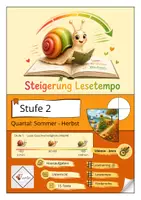 Vorschau - Unterrichtsreihen - Steigerung Lesetempo: Stufe 2 - Sommer bis Herbst - Deckblatt