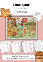 Vorschau - Arbeitsblätter - Materialpaket / Bundle: 4 Lesespuren Jahreszeiten (Frühling / Sommer / Herbst / Winter) Klasse 3 & 4 - Seite 1