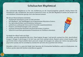 Vorschau - Stundenentwürfe - Schulsachen Rhythmical - Zum Aufführen an der Einschulungsfeier ~ Grundschule Musik - Seite 3
