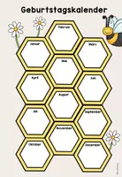Vorschau - Poster - Geburtstagskalender für die Bienenklasse - Seite 2
