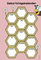 Vorschau - Poster - Geburtstagskalender für die Bienenklasse - Seite 3