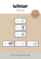 Vorschau - Spiele - Winter Domino / Lesespiel / Kl. 1/2 - Deckblatt