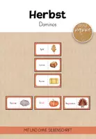 Vorschau - Spiele - Herbst Domino / Lesespiel / Kl. 1/2 - Deckblatt