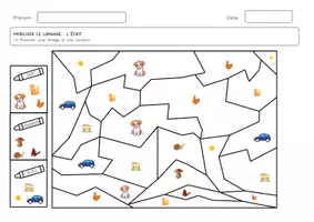 Aperçu - Apprentissages en autonomie - 10 coloriages magiques pour les GS - Page 1
