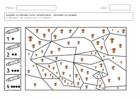 Aperçu - Apprentissages en autonomie - 10 coloriages magiques pour les GS - Page 2