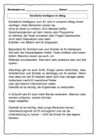 Vorschau - Stundenentwürfe - Deutsch - 6 Textanalysen mit Fragen & Grammatik (Kl. 5-8) - Seite 1