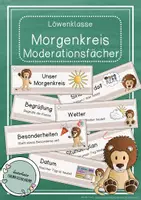Vorschau - Poster - Ergänzendes Materialpaket für die Löwenklasse – Classroom Management & Klassenorganisation - Seite 1