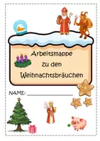Vorschau - Arbeitsblätter - Arbeitsmappe zu den Weihnachtsbräuchen (Stationenbetrieb) - Seite 2