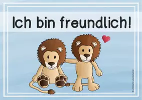 Vorschau - Poster - Löwenklasse / Klassentier Löwe - Klassenregeln - Seite 3