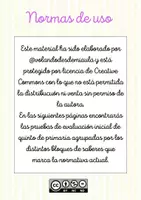 Vista previa - Hojas de trabajo - 🚀 EVALUACIONES INICIALES 3er CICLO (CAST/VAL/MAT) - página 2