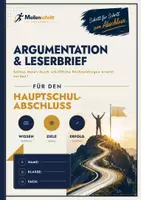 Vorschau - Arbeitsblätter - Leserbrief schreiben Klasse 9 – „Noten oder Rückmeldung?“ mit Lösungen | Argumentatives Schreiben Hauptschulabschluss 2027 BW - Deckblatt