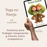Vista previa - Decoración del aula - Yoga en Pareja - Tarjetas imprimibles - Portada