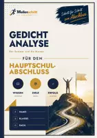 Vorschau - Arbeitsblätter - Gedichtanalyse Klasse 9 – „Der Sommer und die Bienen“ mit Lösungen | Hauptschulabschluss 2027 Deutsch Baden-Württemberg - Deckblatt