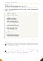 Vorschau - Arbeitsblätter - Gedichtanalyse Klasse 9 – „Seifenblasen am Fenster“ mit Lösungen | Hauptschulabschluss 2027 Deutsch Baden-Württemberg - Seite 1