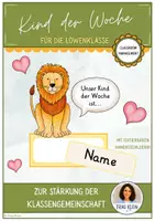 Vorschau - Präsentationen/Tafelbilder - Namensschilder_Kind der Woche - Deckblatt