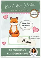 Vorschau - Poster - Kind der Woche (Fuchsklasse) - Deckblatt