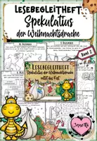 Vorschau - Arbeitsblätter - Spekulatius der Weihnachtsdrache rettet das Fest | Lesebegleitheft Kl. 2 - Deckblatt