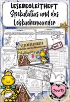 Vorschau - Arbeitsblätter - Spekulatius und das Lebkuchenwunder | Lesebegleitheft Kl. 2/3 - Deckblatt
