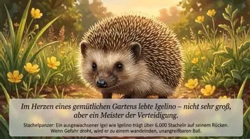 Vorschau - Arbeitsblätter - XXL SPARPAKET: Heimische Tiere im Jahreslauf (Fuchs, Igel, Eichhörnchen & Feldhase) – Bildergeschichten, Ausmalbilder & Lapbook - Seite 2