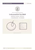 Vorschau - Stundenentwürfe - Lebensmittelverschwendung - Diagramme und Tabellen lesen | 7./8. (IKMPlus-orientiert) - Seite 1