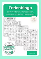 Vorschau - Arbeitsblätter - Ferienbingo - Deckblatt