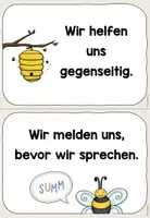 Vorschau - Poster - Klassenregeln Bienenklasse - wachsendes Materialpaket - Seite 3