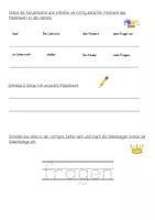 Vorschau - Arbeitsblätter - Sprache Stein Papier 2 - Modellwörter Teil A - Seite 2
