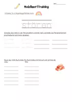 Vorschau - Arbeitsblätter - Sprache Stein Papier 2 - Modellwörter Teil A - Seite 3