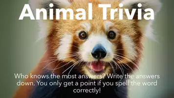Vista previa - Juegos / Gamificación - Trivia Game: Animals (Presentation) - página 1