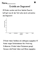 Vorschau - Arbeitsblätter - Wir arbeiten mit einem Balkendiagramm -Eissorten - Seite 2