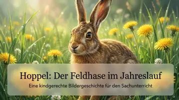 Vorschau - Arbeitsblätter - Der Feldhase – Das große Materialpaket für den Sachunterricht - Seite 1