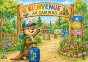 Aperçu - Affichage - Otto part en vacances au camping - Kamishibai en PDF. - Page 3
