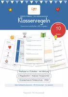 Vorschau - Fördermaterial/Inklusion - GRATIS - Klassenregeln gemeinsam erarbeiten - Methode & Regelkarten - Deckblatt