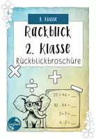 Vorschau - Arbeitsblätter - Repetition/Wiederholung 2. Klasse Mathematik - ZR100 - Zahlenraum, Addition & Subtraktion & Multiplikation & Division für die 2. Klasse - Deckblatt