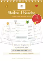 Vorschau - Anderer Materialtyp - GRATIS - Stärken Urkunden zum Abschied - Deckblatt