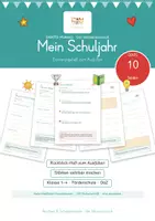 Vorschau - Anderer Materialtyp - GRATIS - Mein Schuljahr - Erinnerungsheft zum Ausfüllen - Deckblatt