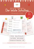 Vorschau - Anderer Materialtyp - GRATIS - Der letzte Schultag - Abschiedsrituale - Deckblatt