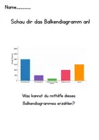 Vorschau - Arbeitsblätter - Wir arbeiten mit einem Balkendiagramm -Bibliothek - Seite 2