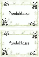 Vorschau - Bildkarten - Pandaklasse - Türschilder - Seite 3