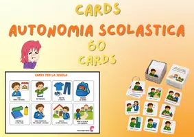 anteprima - Flashcard - CARDS PER L'AUTONOMIA: RIENTRO A SCUOLA - Pagina di copertina