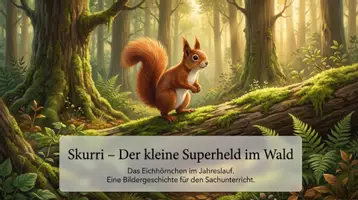 Vorschau - Arbeitsblätter - Das Eichhörnchen – Das große Materialpaket für den Sachunterricht - Seite 1