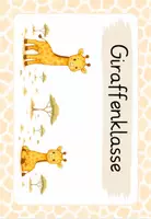 Vorschau - Bildkarten - Giraffenklasse - Türschilder - Seite 2