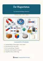 Vorschau - Arbeitsblätter - Der Magnetismus – Lesespurgeschichte mit Rätselaufgaben (Klasse 7) - Seite 1