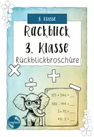 Vorschau - Arbeitsblätter - Repetition/Wiederholung 3. Klasse Mathematik - ZR1000 - Zahlenraum, Addition & Subtraktion & Multiplikation & Division für die 3. Klasse - Deckblatt