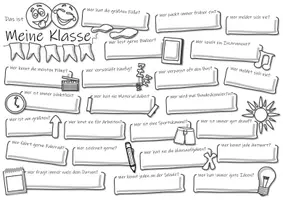 Vorschau - Arbeitsblätter - Klassenleitung - witzige Klassenrallye (Sketchnotes) - Seite 2